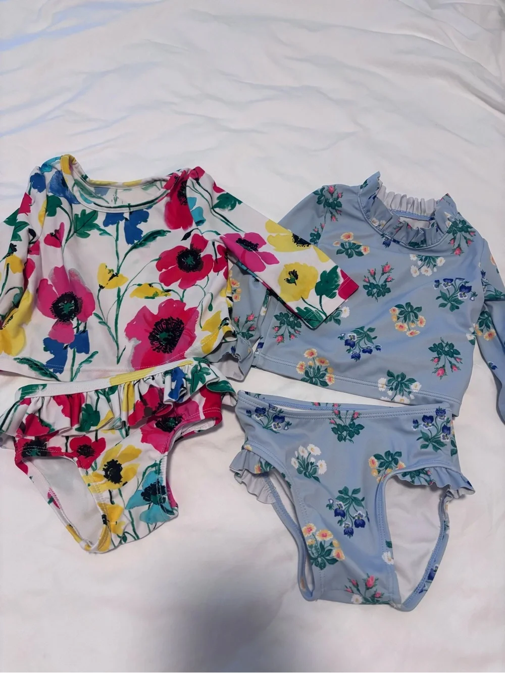 GAP + Janie and Jack Floral Swimsuits for baby girls
